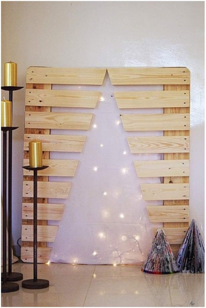 Christmas Tree with Pallets