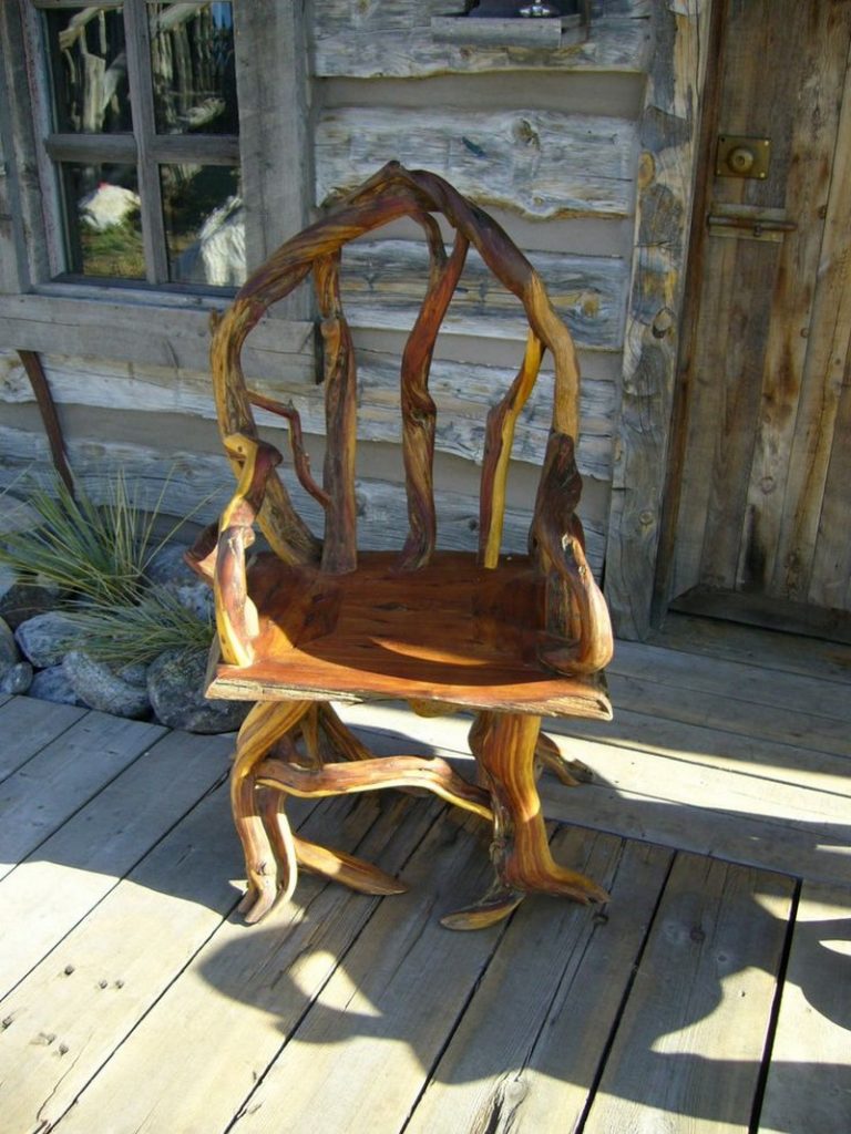 Unique furniture with rustic style