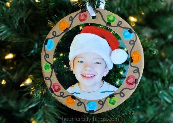 Christmas decorations with photos