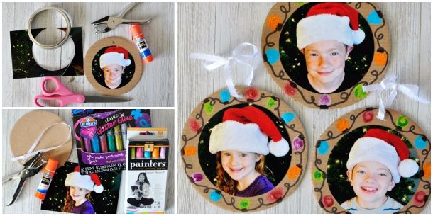 Christmas decorations with photos