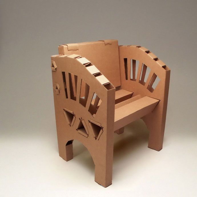 Furniture Created from Recycled Cardboard