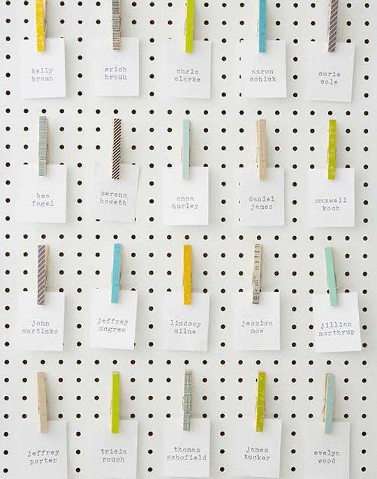 30 ideas para organizar o decorar con tablas perforadas