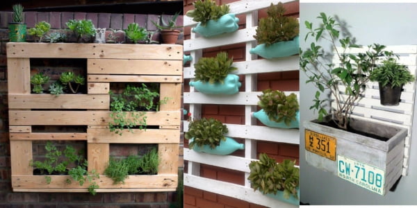 Maceteros de Pallets para decorar Terrazas y Jardines