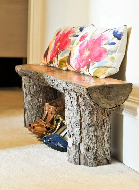 Increíbles ideas para usar troncos y remodelar su hogar