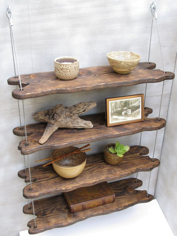 Muebles de madera para dar un toque rústico a tu casa