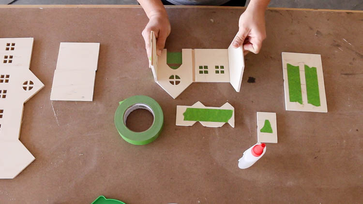 Building a Christmas Wooden Village