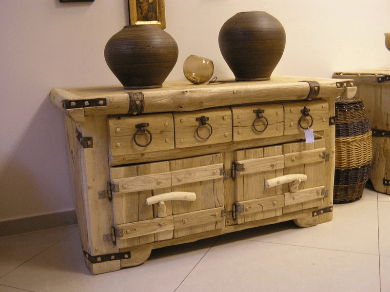 Muebles de madera para dar un toque rústico a tu casa