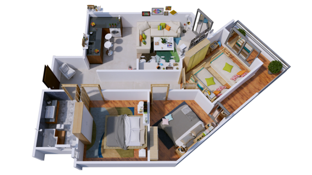 20 inteligentes planos 3D que deberías usar para tener la casa perfecta