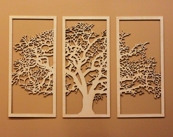 Hermosos tallados en madera hechos con una máquina CNC