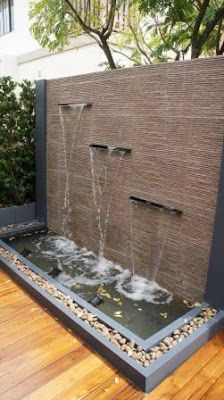 Geniales cascadas artificiales para tu hogar