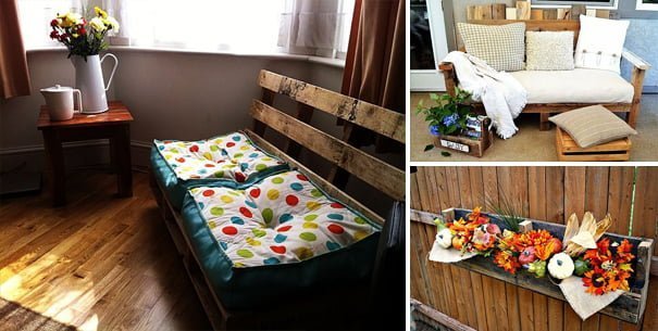 Ideas de muebles con tarima de madera
