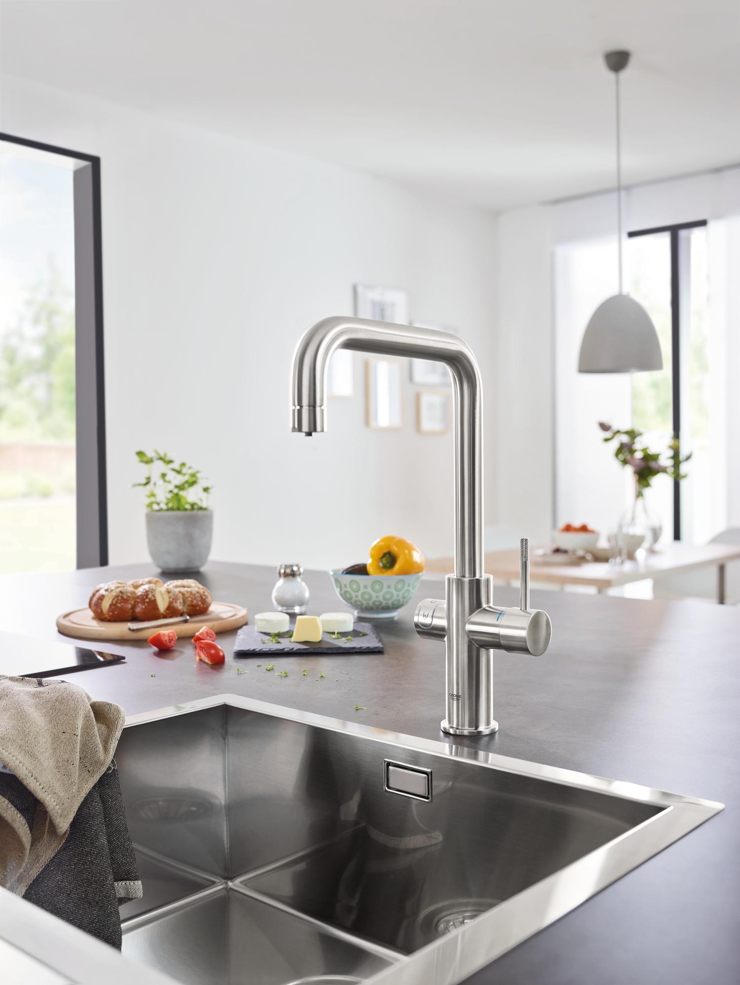 GROHE Blue Home the Faucet System that Filters and Mineralizes Water