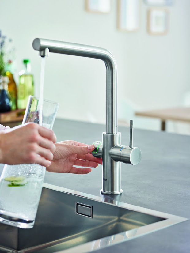 GROHE Blue Home the Faucet System that Filters and Mineralizes Water