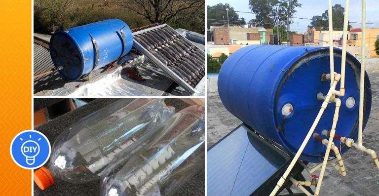 Construye tu Propio Calentador con Energía Solar Reciclando Botellas de