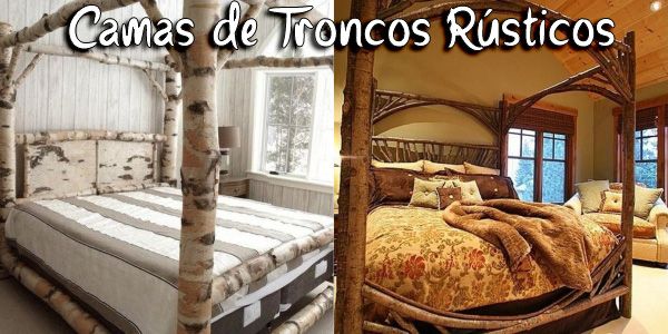 Warm and Cozy Rustic Log Beds