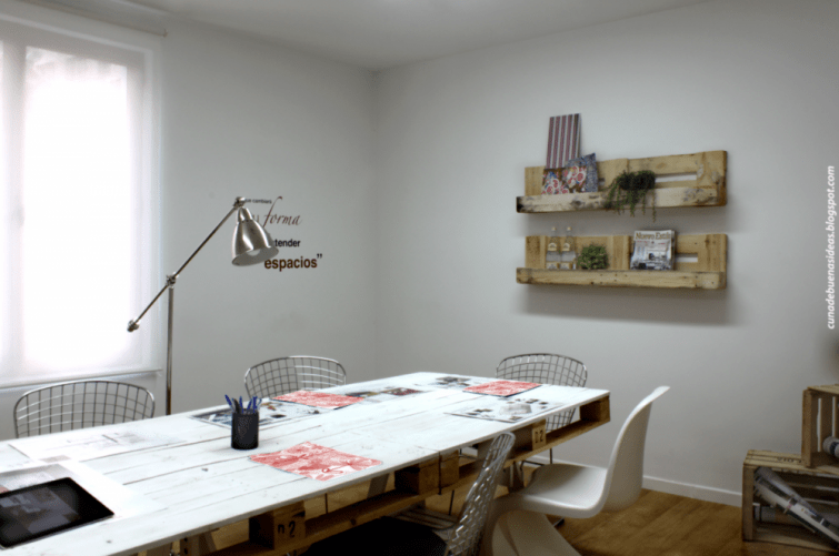 Ideas de muebles con pallets para tu hogar