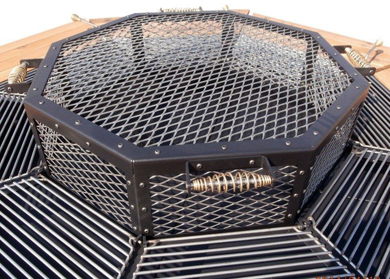Parrilla Octagonal de 8 Plazas
