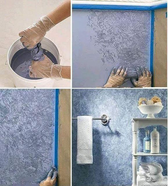 Cómo pintar y crear texturas en las paredes