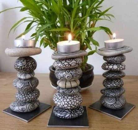 Absolutely essential ideas to recycle stones and turn them into something useful