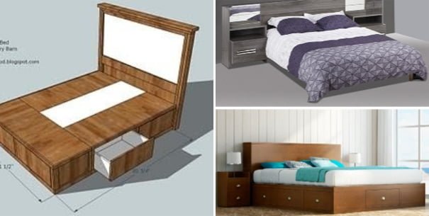 Arma tu propia cama con cajones integrados
