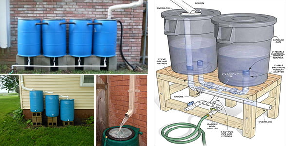 Aprende a elaborar un sistema de recolección de agua de lluvia casero