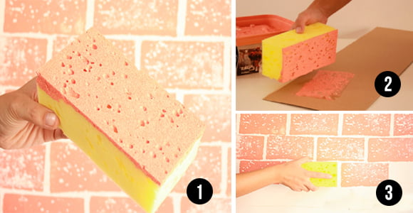 Cómo pintar tu pared con efecto ladrillo de en 5 sencillos pasos