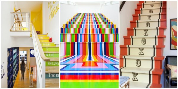 Escaleras Pintadas: Diseño y Originalidad de Escalón a Escalón