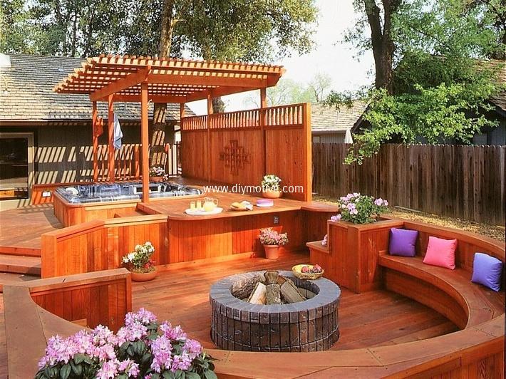 Originales jacuzzis que puedes implementar en tu patio