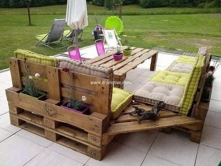 Elabora interesantes muebles con palets