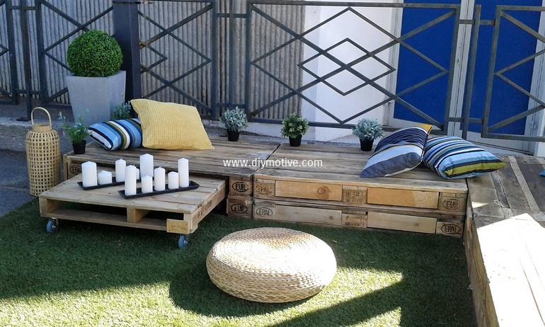 Elabora interesantes muebles con palets