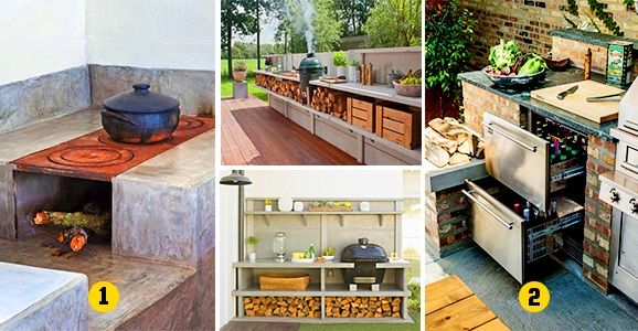 10 Cocinas al aire libre que se acomodan perfectamente a cualquier patio o jardín
