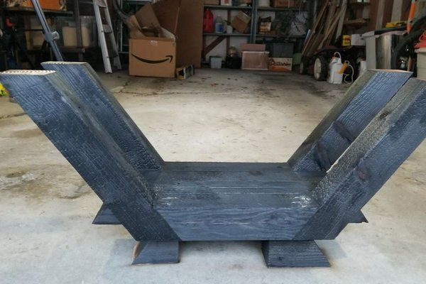 Madera Carbonizada de Mármol y Concreto