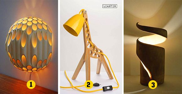 20 Lámparas con diseños únicos y originales para iluminar tu habitación