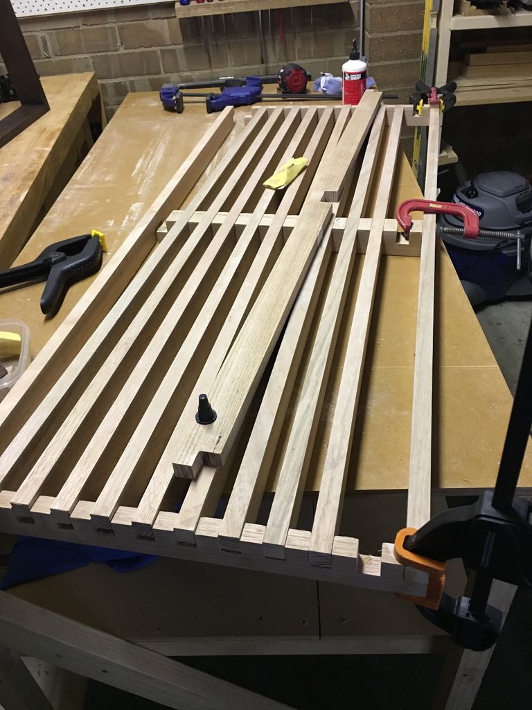 Do it Yourself! Modern Wooden Slat Bench!
