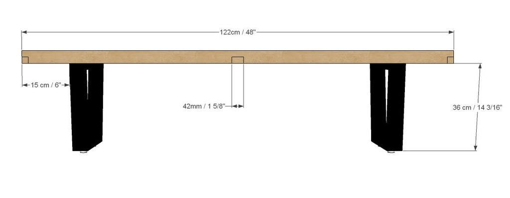 Do it Yourself! Modern Wooden Slat Bench!