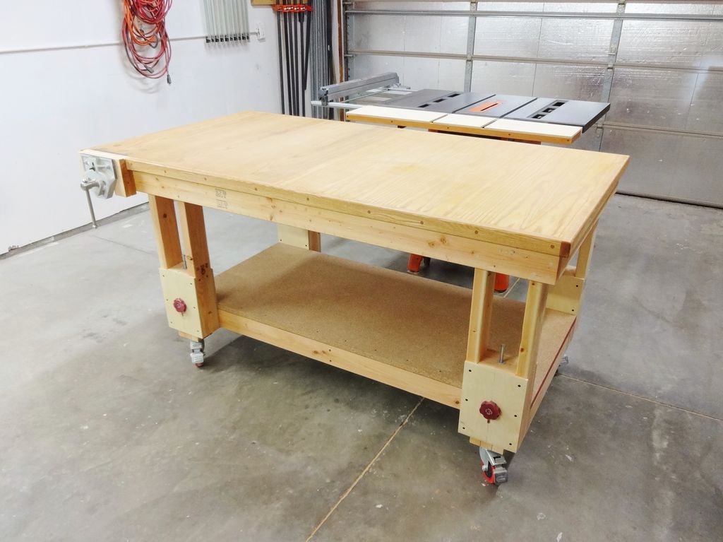 How to Make a Height Adjustable Work Table