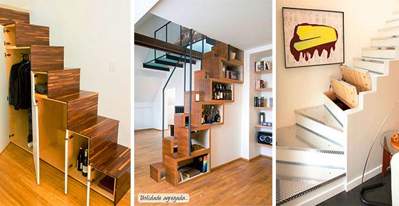 ¿Cómo aprovechar un espacio pequeño bajo la escalera?