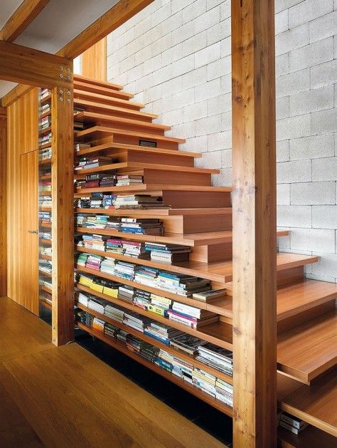 ¿Cómo aprovechar un espacio pequeño bajo la escalera?