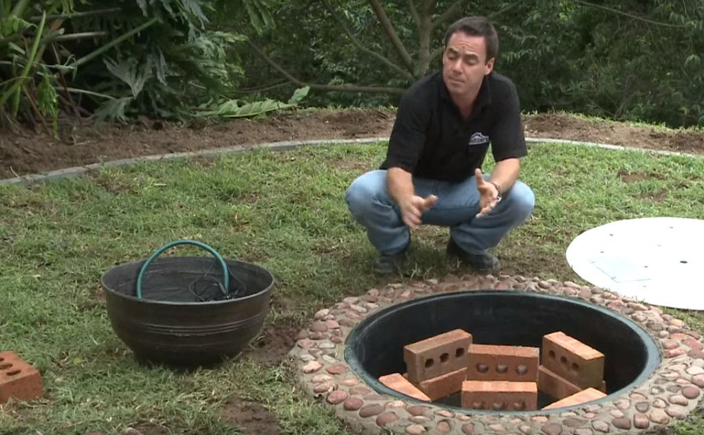 Idea para recrear una fuente de agua en tu jardín