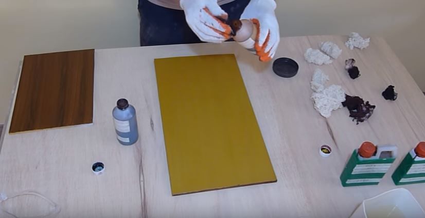 Aprende a hacer una imitación de madera en simples pasos