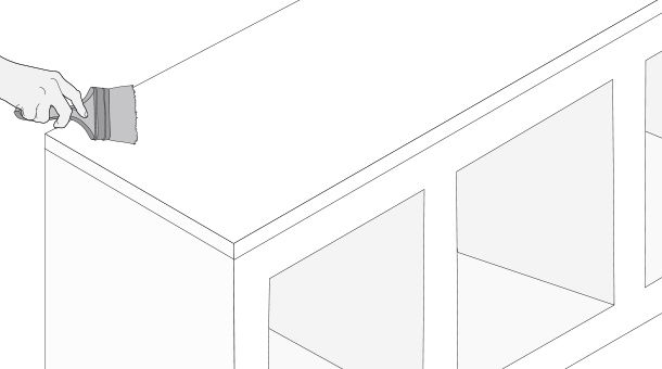 How to make a kitchen cabinet for the outside