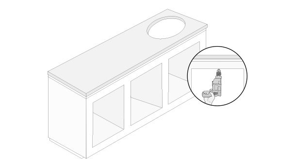 How to make a kitchen cabinet for the outside