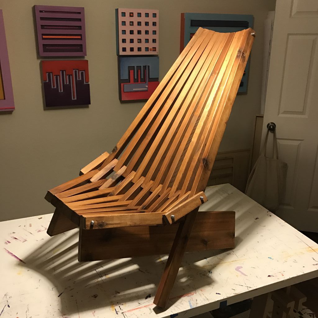 Know How to Build a Great Folding Cedar Chair