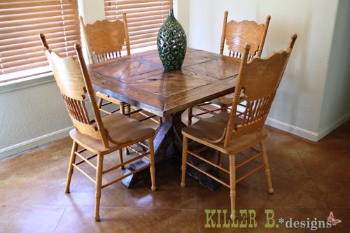Guía de Cómo Hacer una Mesa de Comedor de Pedestal en Base X