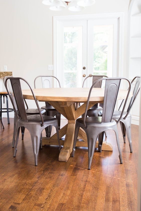 Guía de Cómo Hacer una Mesa de Comedor de Pedestal en Base X