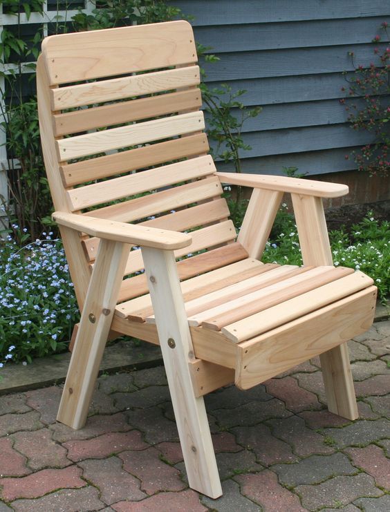 Building a Cool Wooden Patio Chair