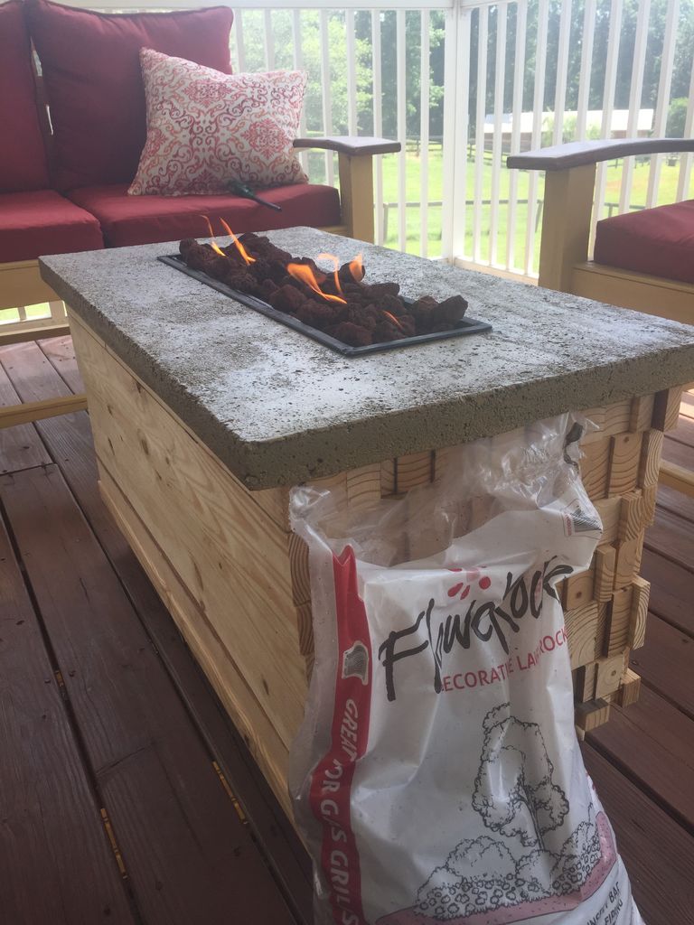Learn How to Build a Fire Pit Coffee Table