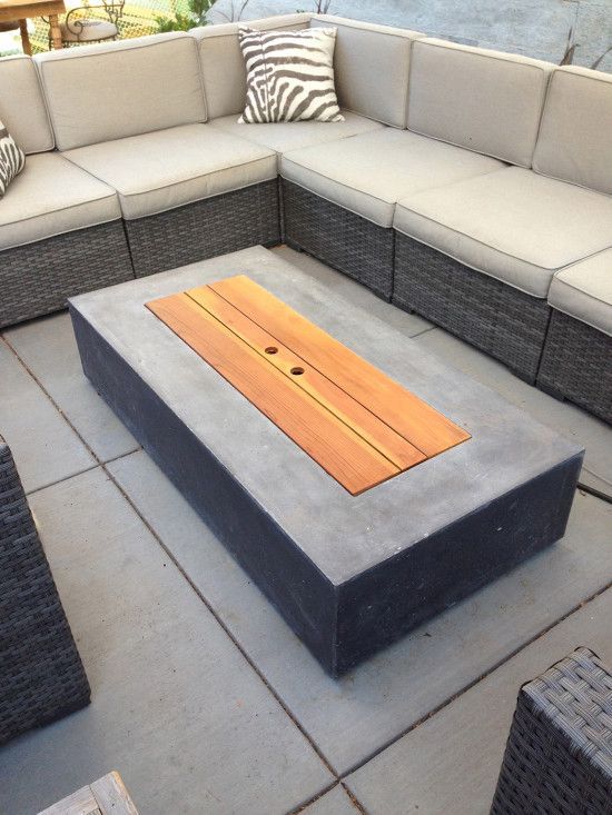Learn How to Build a Fire Pit Coffee Table