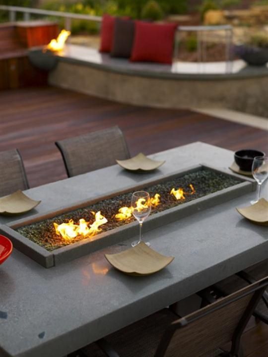 Learn How to Build a Fire Pit Coffee Table