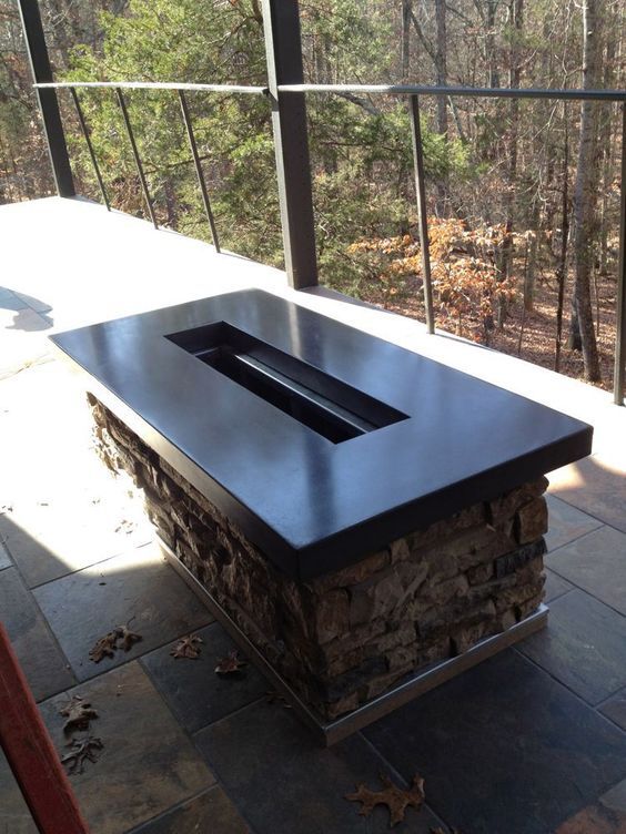 Learn How to Build a Fire Pit Coffee Table